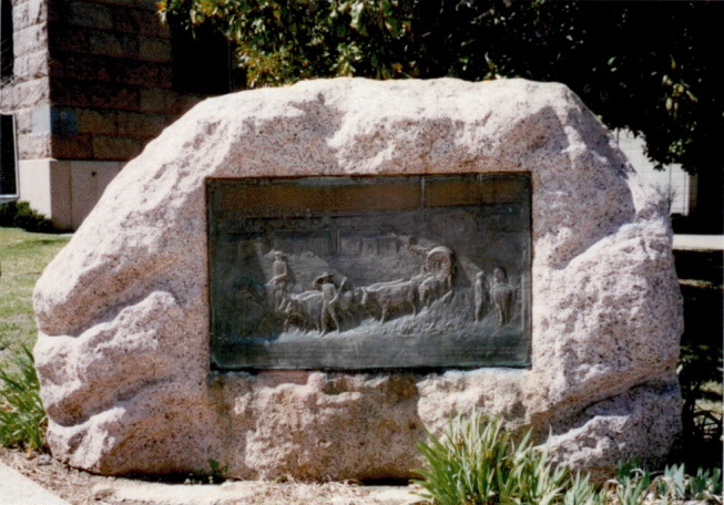  Tarrant County Court House Granite Marker - Historical Plaque