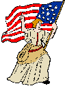 Lady & flag