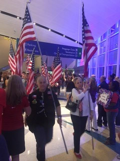 Members support veterans flight to D.C.