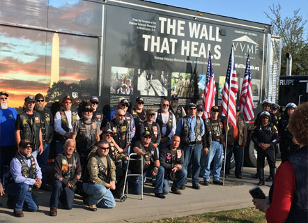 The Wall That Heals- Alamo Chapter biggest endeavor. Brought the wall to San Antonio for our Vietnam Veterans Commemorative Event.