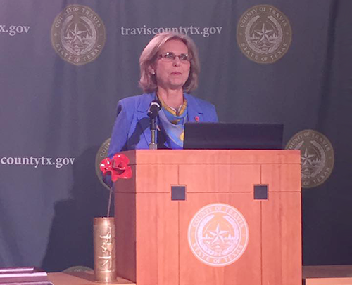 Members went to Travis County Hall of Government to listen to speakers talk about the History of WWI and the�role of and effects in Travis County. We were honored to listen to Mrs.�Lynn Forney Young�speak about her aunt who was a nurse during WWI.
