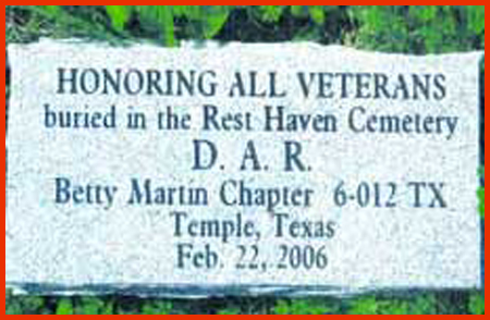 Veteran Honor Marker