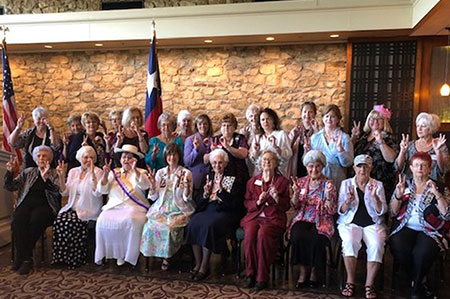 4.	May Luncheon - members celebrating women's right to vote